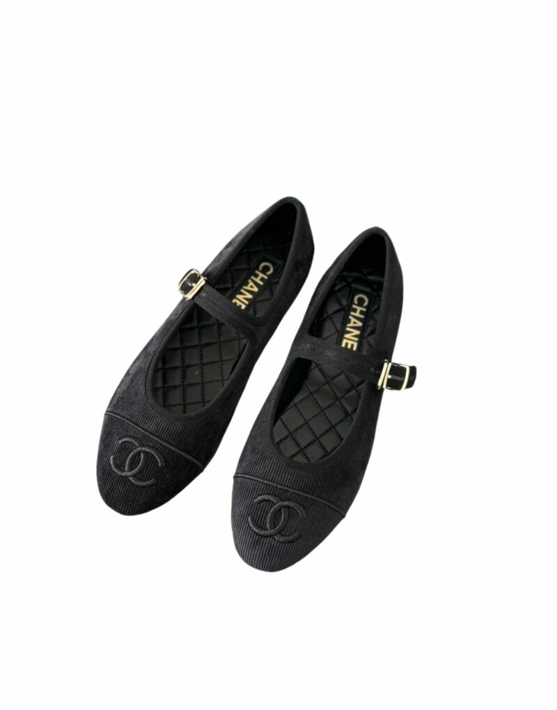 Chanel Mary Janes 24SS Black For Women