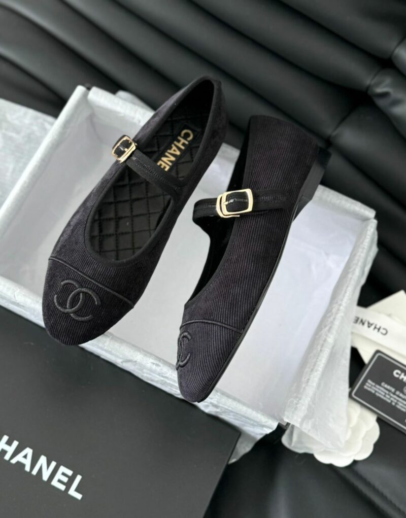 Chanel Mary Janes 24SS Black For Women - Image 4