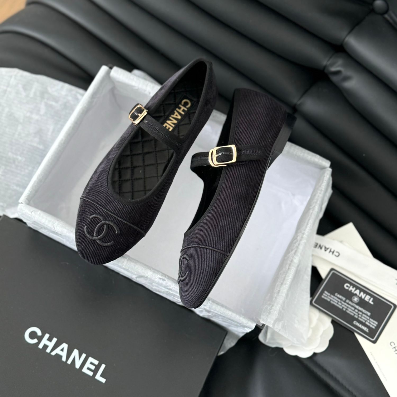 Chanel Mary Janes 24SS Black For Women - Image 8
