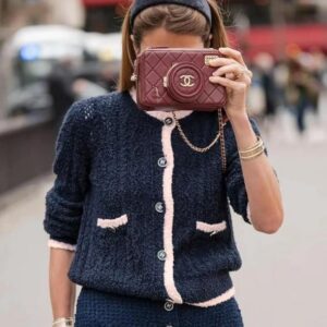 CHANEL CARDIGAN – NAVY – SIZE M