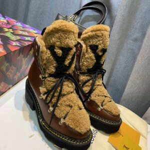 Louis Vuitton Women’s Beaubourg Ankle Boot Brown For Women LV