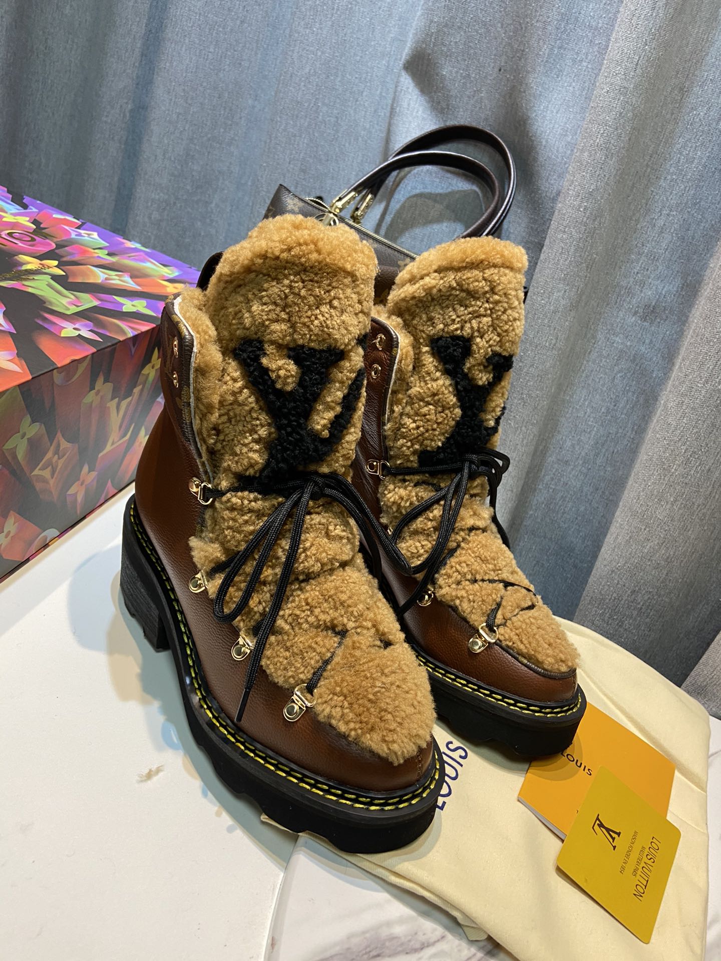 Louis Vuitton Women’s Beaubourg Ankle Boot Brown For Women LV