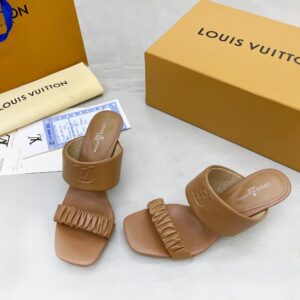 Louis Vuitton Women’s Drapy Mule Brown For Women LV