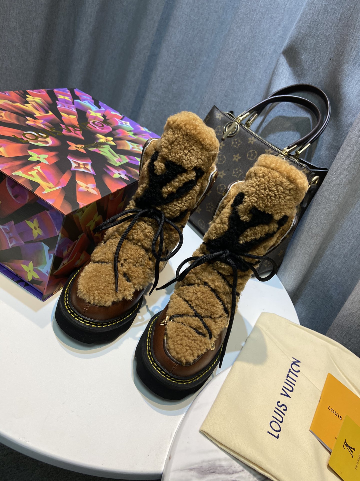 Louis Vuitton Women’s Beaubourg Ankle Boot Brown For Women LV - Image 4