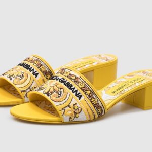 Dolce&Gabbana Yellow Sandal 36 EU