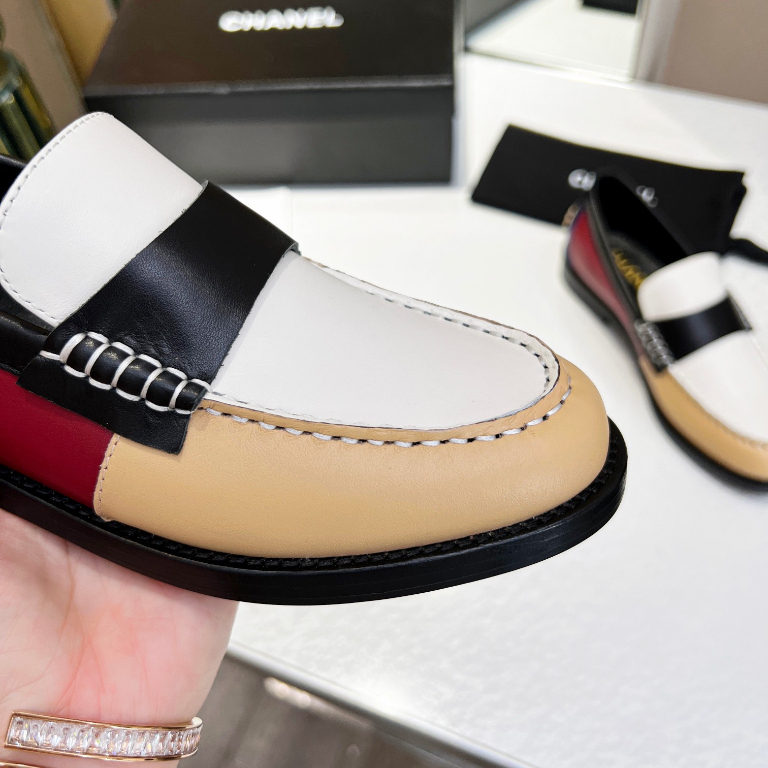 Chanel Women’s Loafers Multicolor For Women 1.2 in/3cm - Image 5