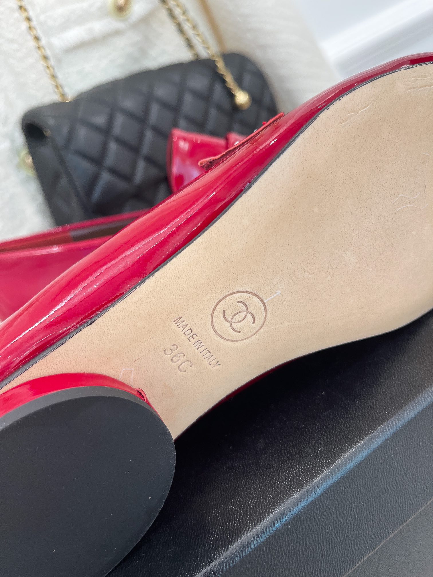 Chanel Women’s Loafer With Logo Red For Women - Image 9