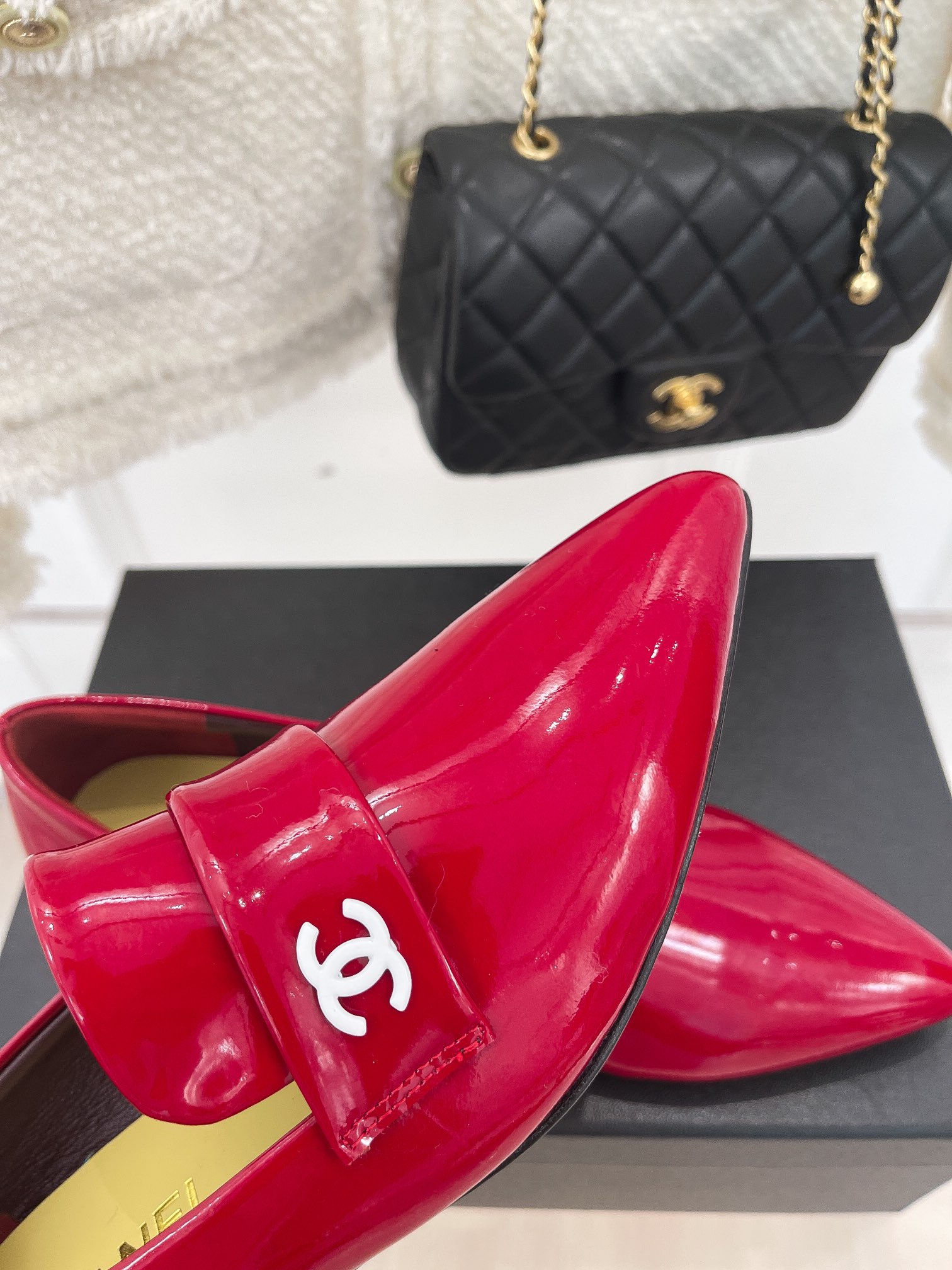 Chanel Women’s Loafer With Logo Red For Women - Image 6
