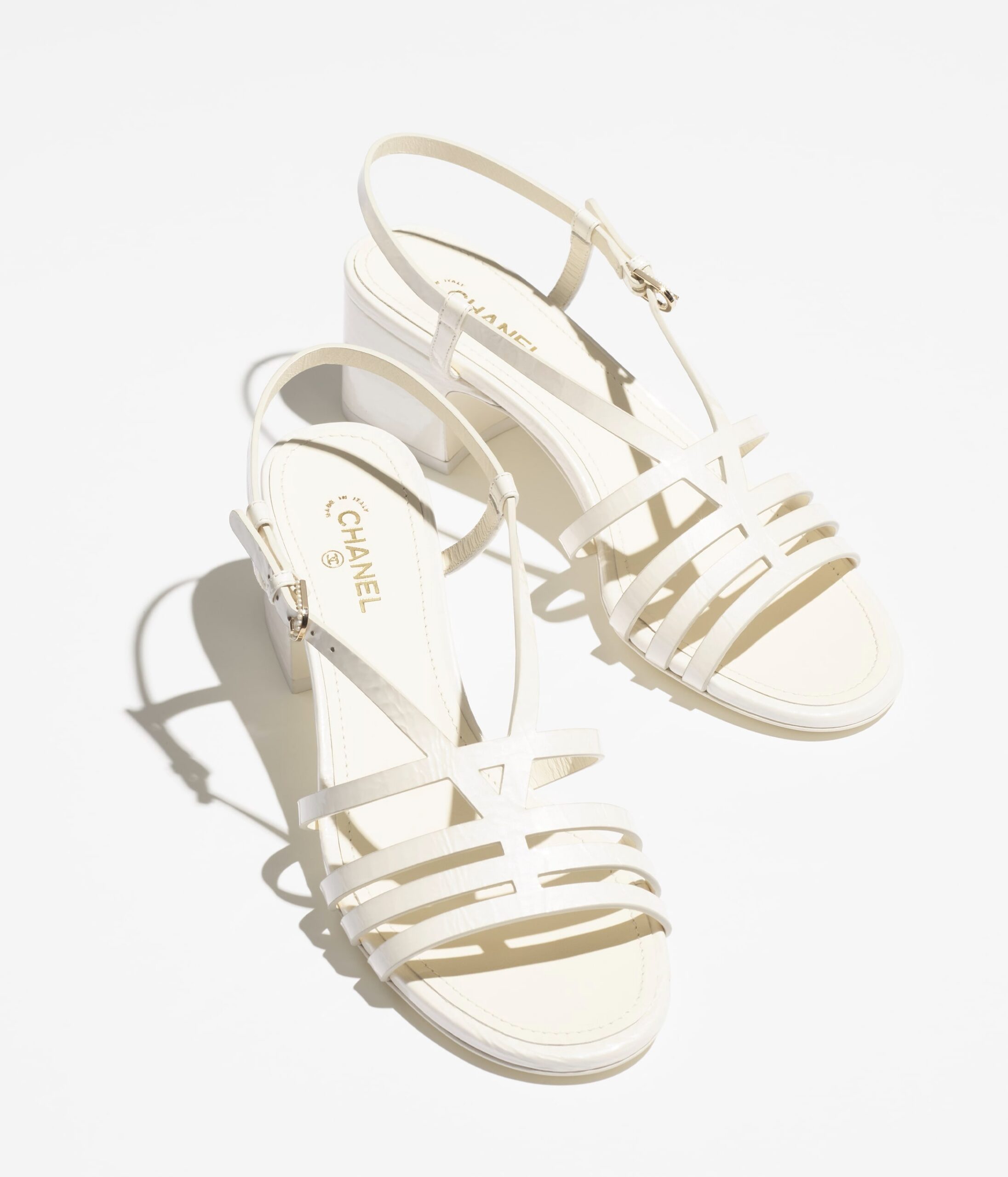 Chanel Ivory Sandals For Women G45592 B16082 NW187 - Image 10