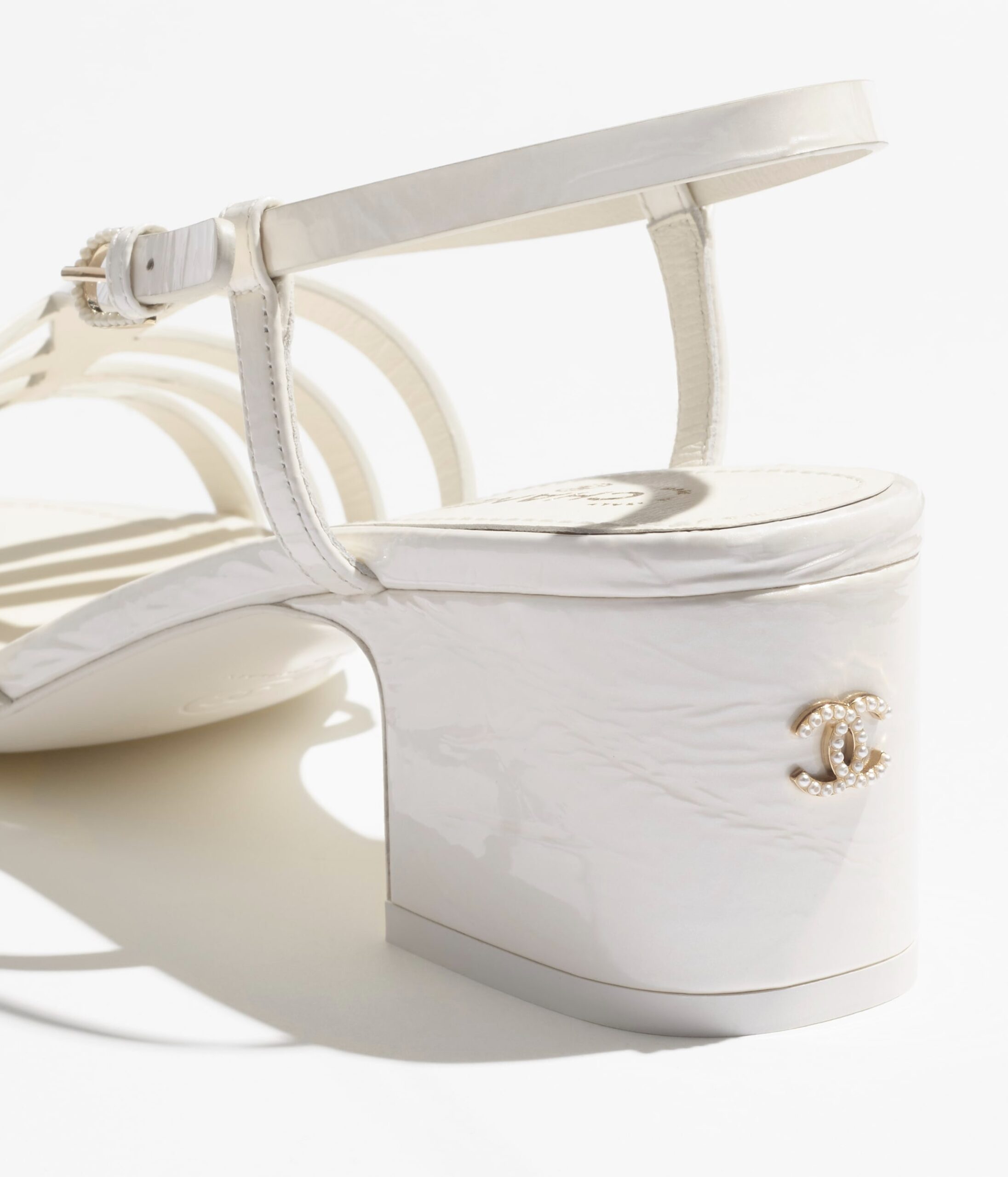 Chanel Ivory Sandals For Women G45592 B16082 NW187 - Image 8