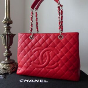 Chanel Classic Tote Bag Red For Women 13.3in/34cm