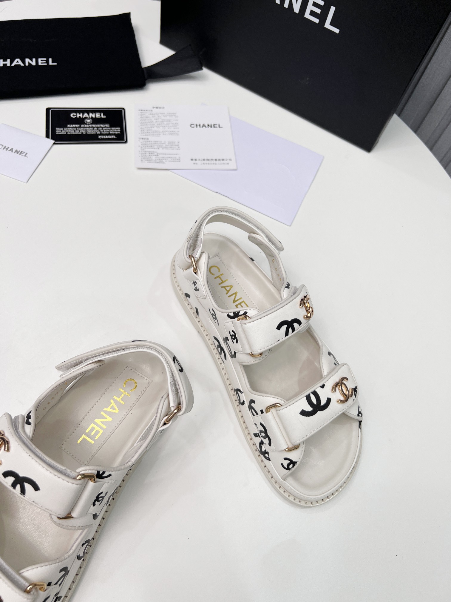 Chanel Women’s Sandals White For Women - Image 9