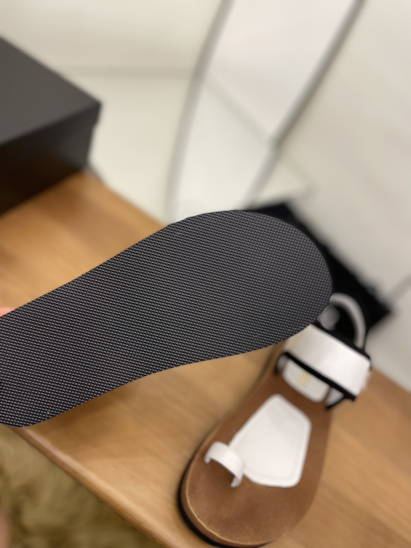 Chanel Women’s Velcro Flops Sandals White For Women - Image 9