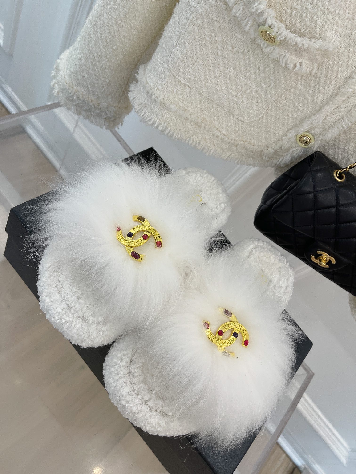 Chanel Women’s Mules White For Women 0,7in/ 2cm - Image 9