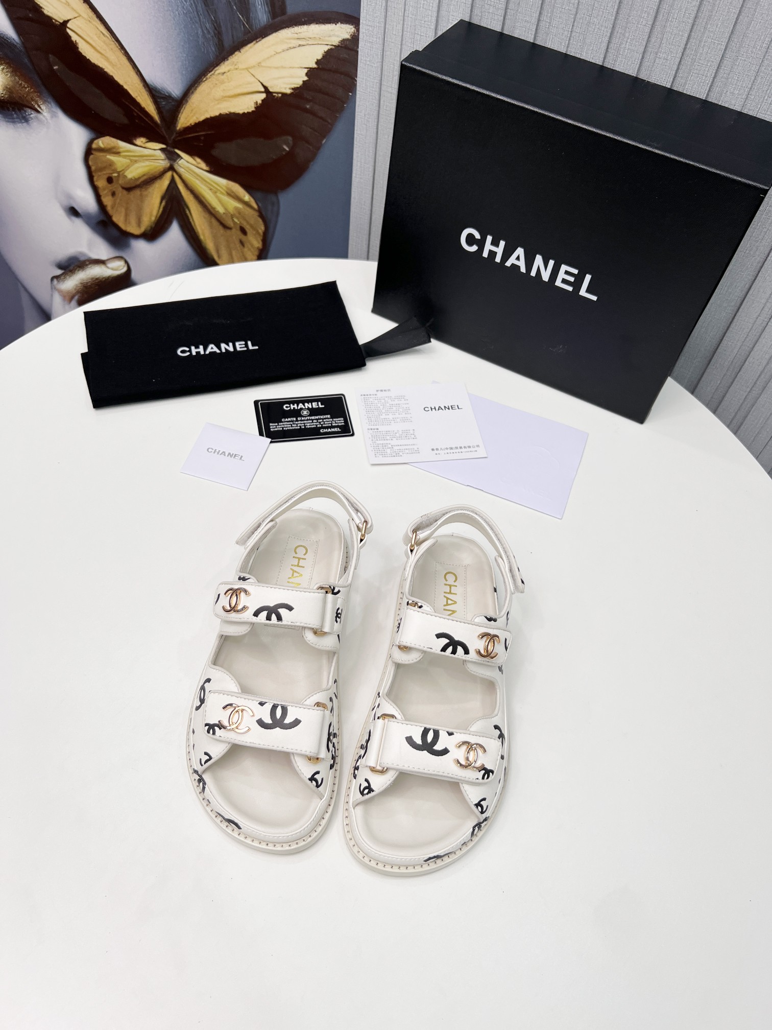 Chanel Women’s Sandals White For Women - Image 7