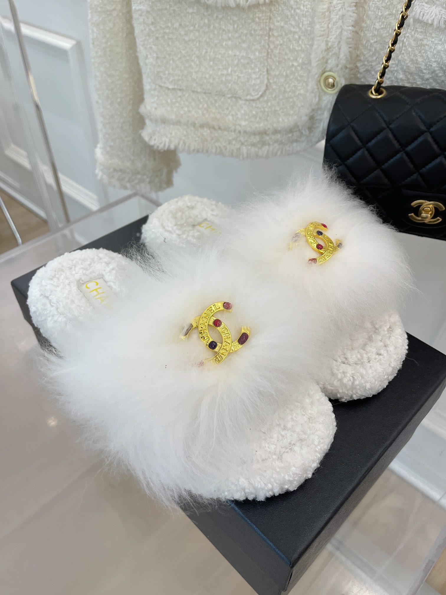 Chanel Women’s Mules White For Women 0,7in/ 2cm - Image 7