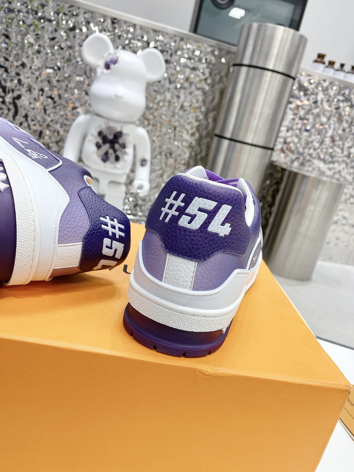 Louis Vuitton Women’s LV Trainers Violet For Women LV - Image 7