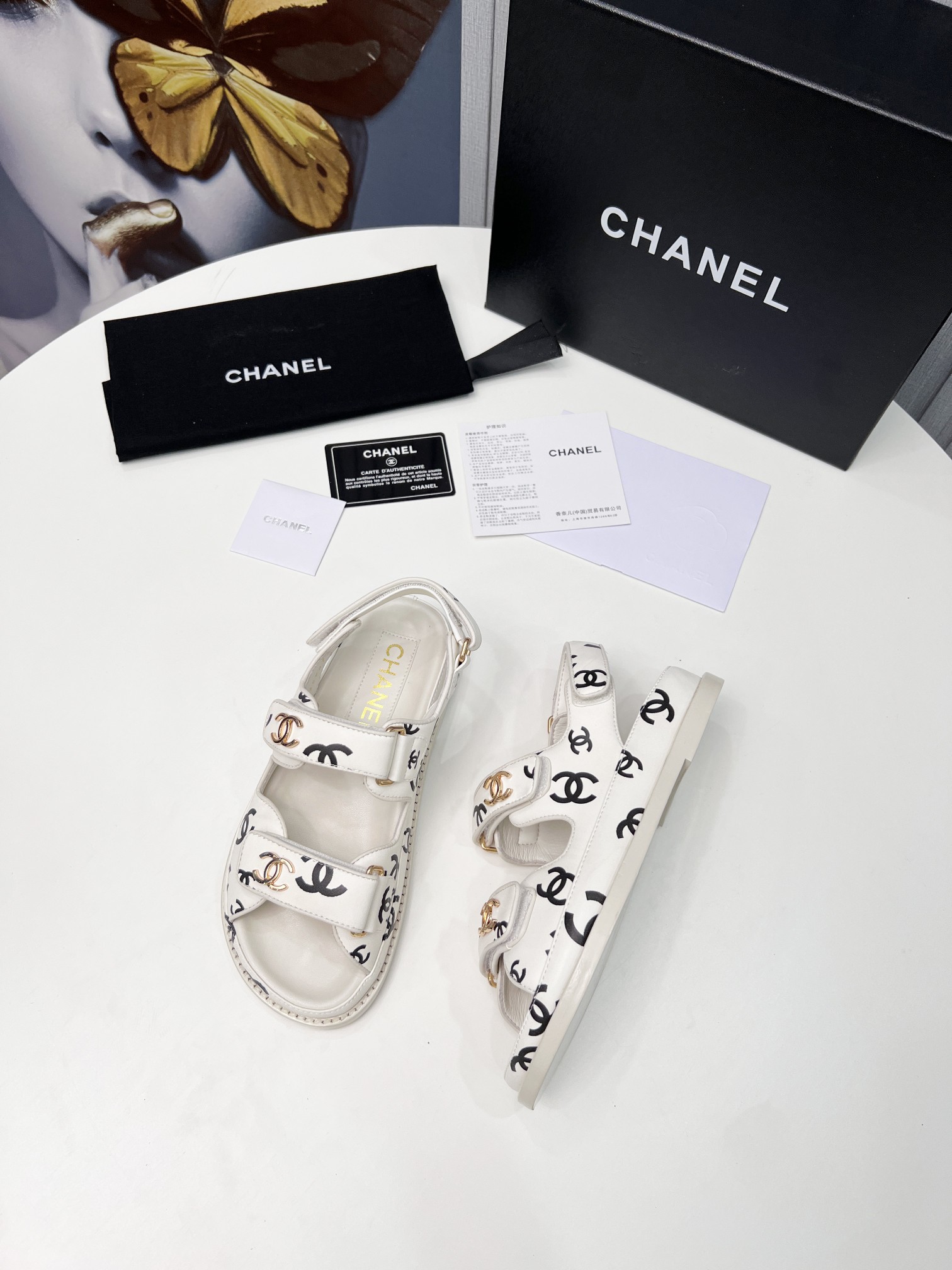 Chanel Women’s Sandals White For Women - Image 6