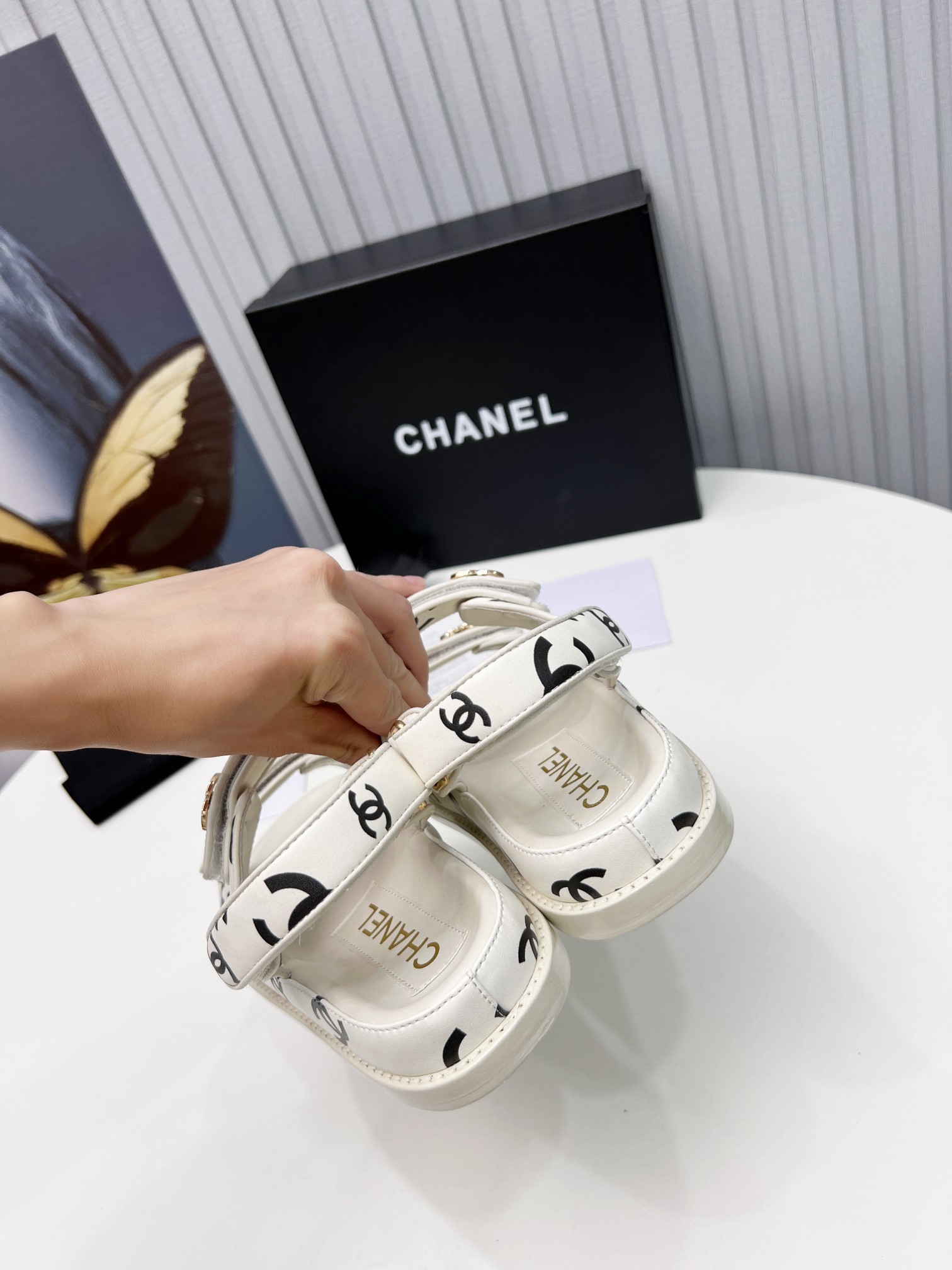 Chanel Women’s Sandals White For Women - Image 2