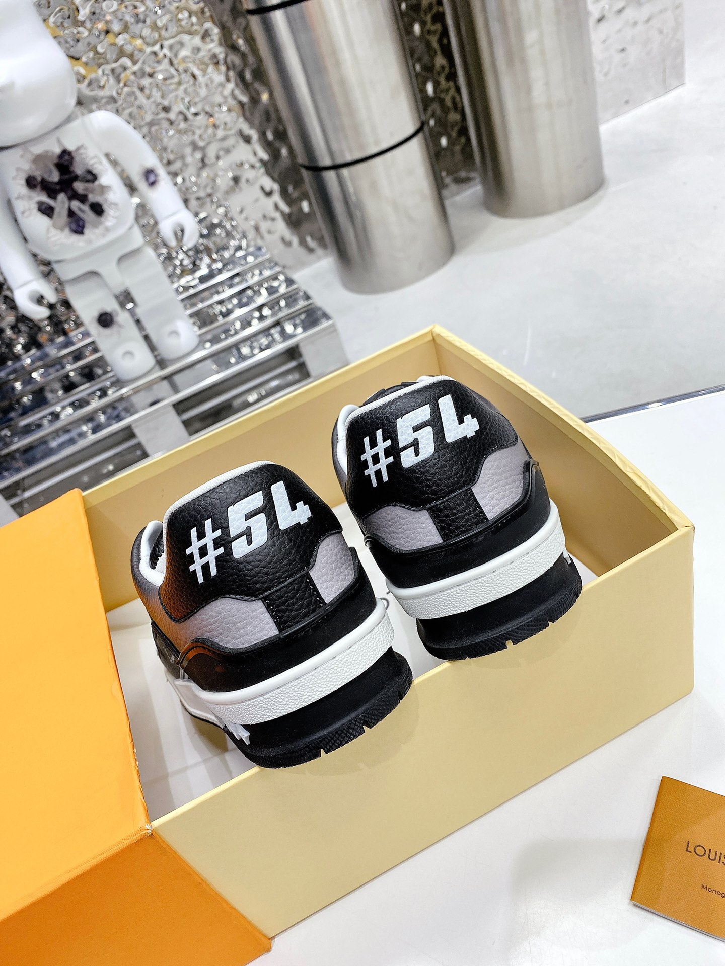 Louis Vuitton Women’s LV Trainers Black For Women LV - Image 5