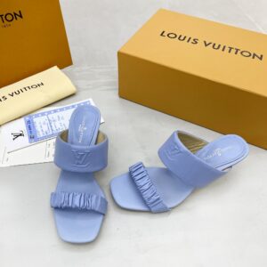 Louis Vuitton Women’s Drapy Mule Blue For Women LV