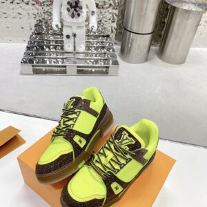 Louis Vuitton Women’s LV Trainers Yellow For Women LV
