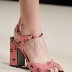 CC 100mm Heeled Sandal Pink For Women