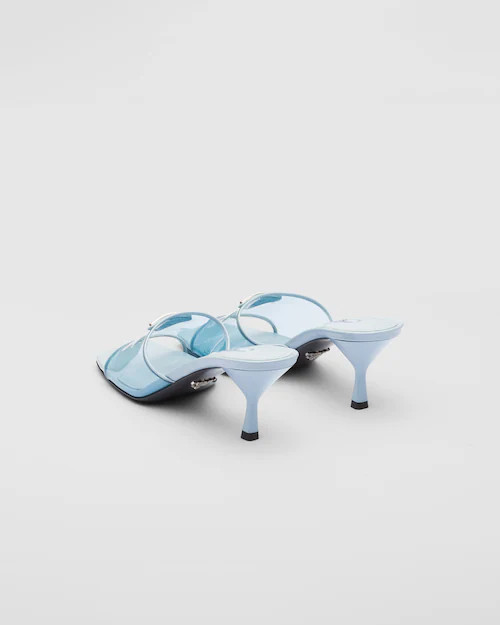 Plexiglas And Patent Sandals Light Blue For Women 1XX644_3N09_F0076_F_065 - Image 4