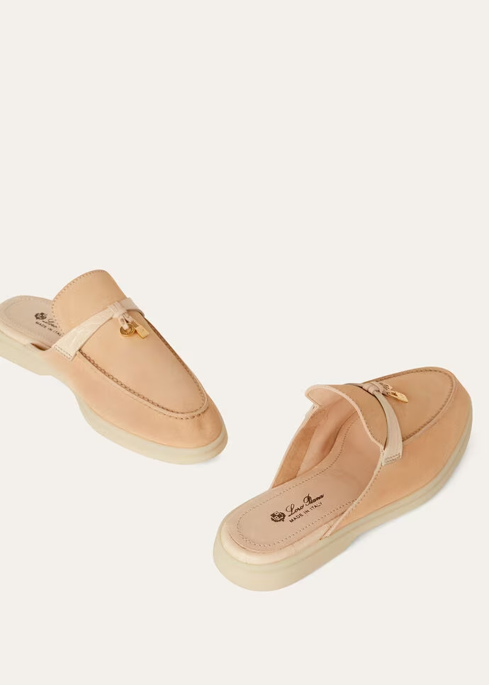 Loro Piana Nautical Charms Walk Babouche Loafers Lemon Meringue For Women – FAM5312 20D2 - Image 6