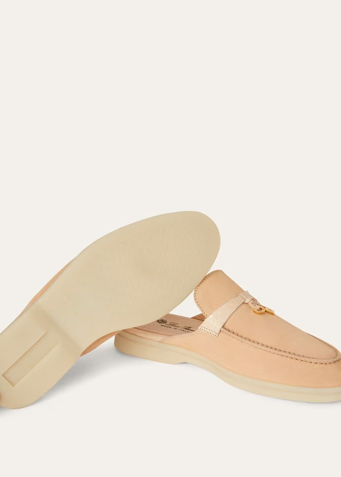 Loro Piana Nautical Charms Walk Babouche Loafers Lemon Meringue For Women – FAM5312 20D2 - Image 5