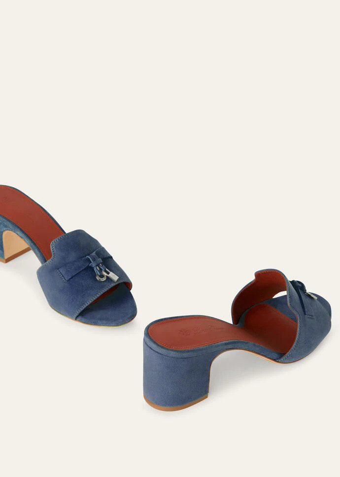 Loro Piana Summer Charms Sandal Denim For Women – FAI5579 WF02 - Image 6