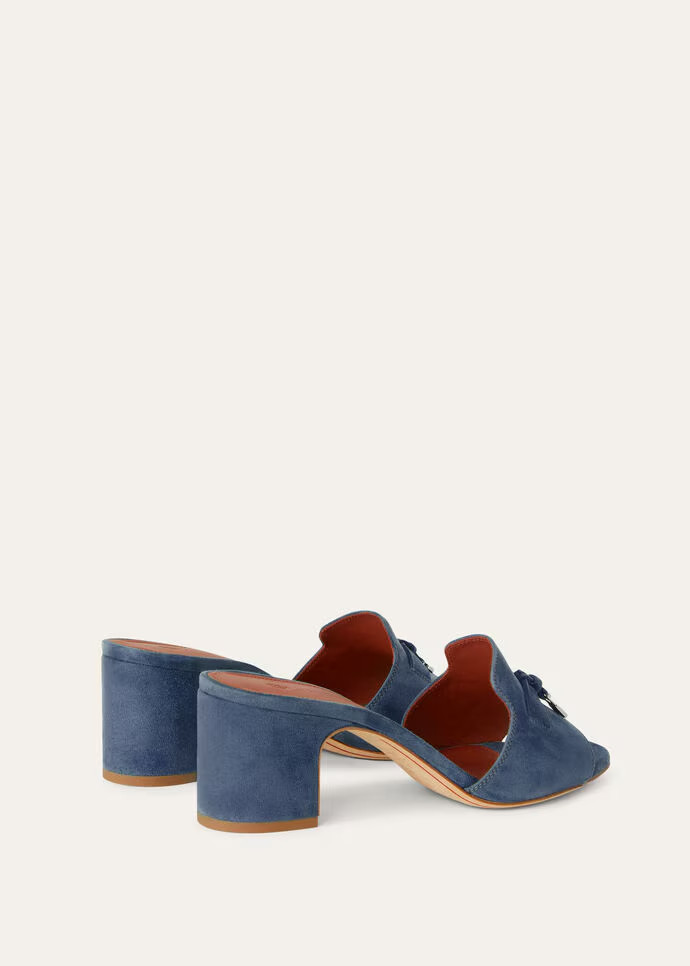 Loro Piana Summer Charms Sandal Denim For Women – FAI5579 WF02 - Image 4