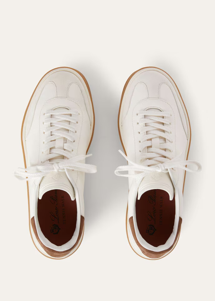 Loro Piana Tennis Walk Sneakers White For Women FAO1548 1000 - Image 5