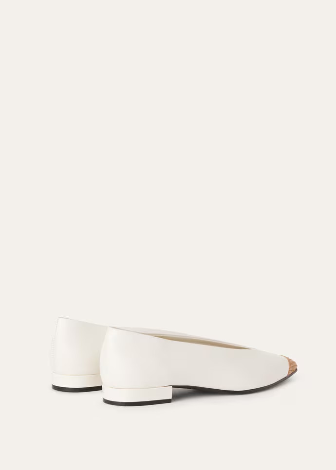 Loro Piana Tennis Rebecca Ballet Flats Nougat/honey Milk For Women FAO2684 B4C0 - Image 3