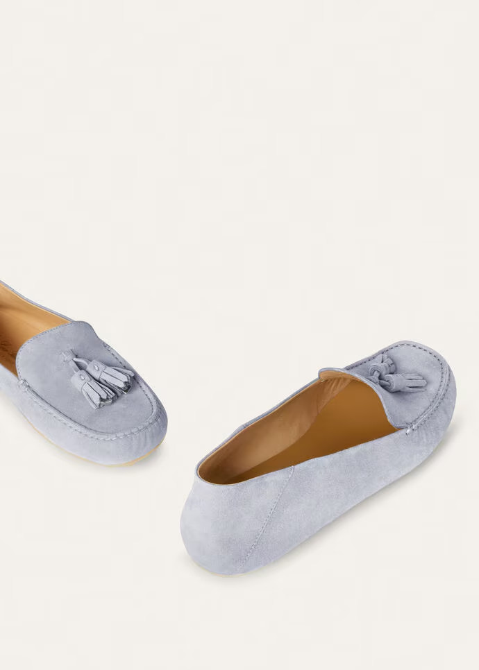 Loro Piana Dot Sole Walk Loafers Zircon For Women – FAN0109 6AV1 - Image 2