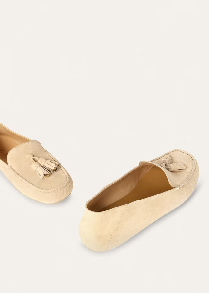 Loro Piana Dot Sole Walk Loafers Melonpan For Women – FAN0109 D0IV - Image 7