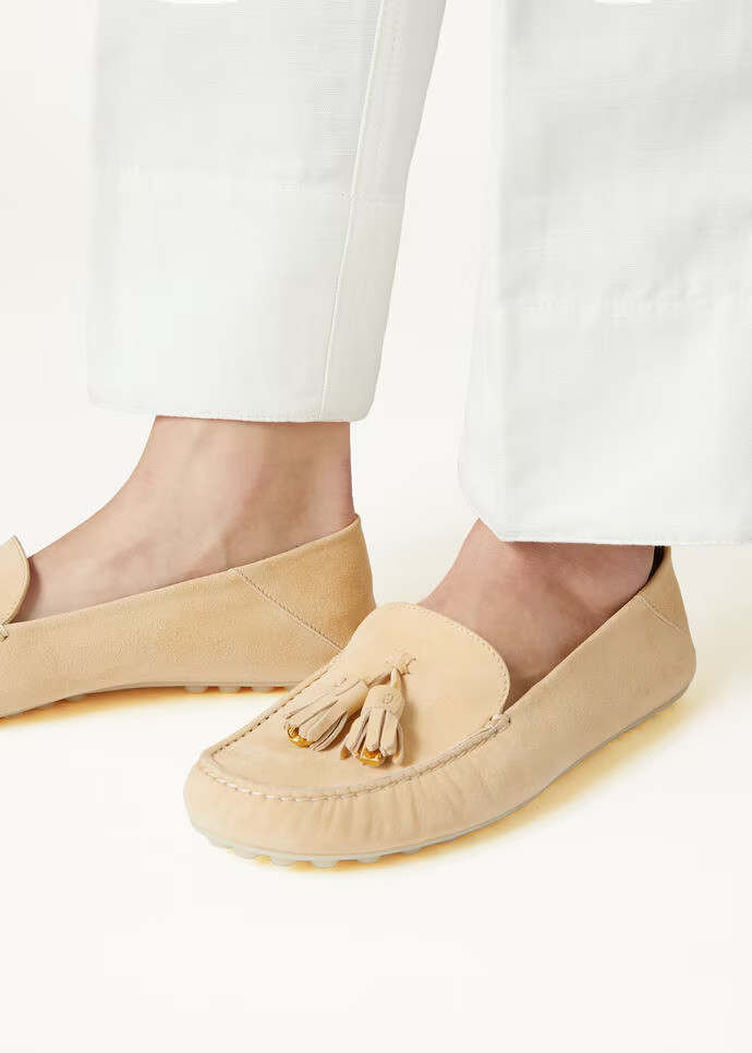 Loro Piana Dot Sole Walk Loafers Melonpan For Women – FAN0109 D0IV - Image 2